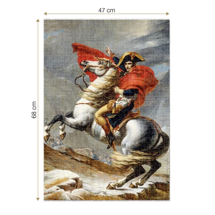 Puzzle adulți Jacques-Louis David - Napoleon Crossing the Alps - 1000 piese-34336