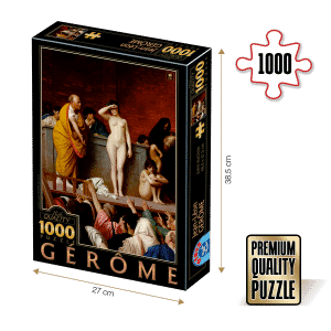 Puzzle adulți 1000 piese Jean-Léon Gérôme - Slave Auction-0