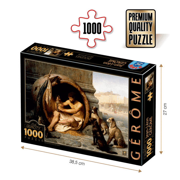 Puzzle adulti 1000 piese Jean-Léon Gérôme - Diogenes-0