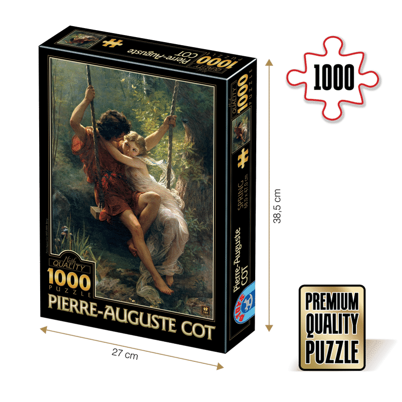 Puzzle adulti 1000 piese Pierre-Auguste Cot - Spring / Primavara -0