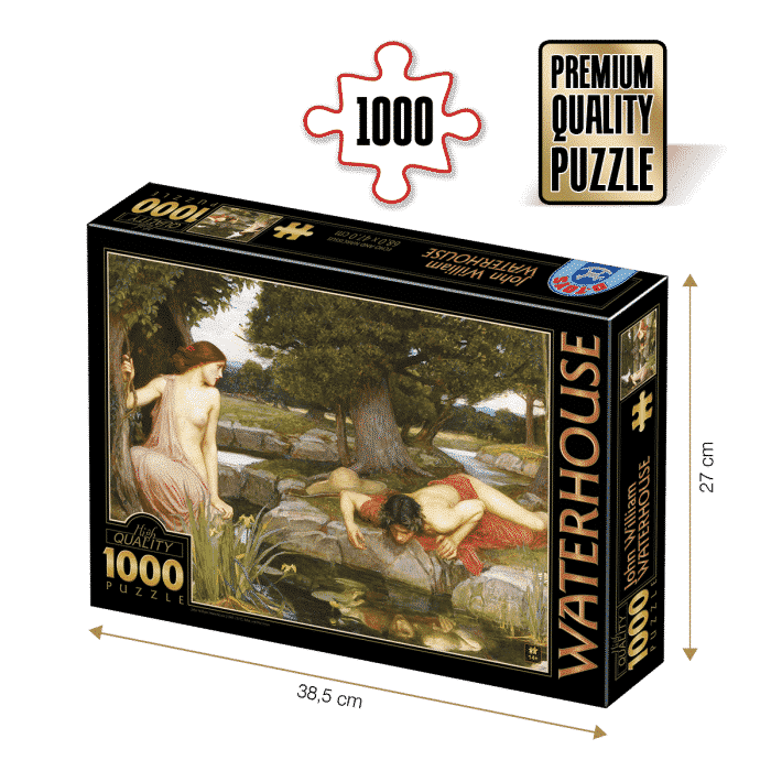 Puzzle adulti 1000 piese John William Waterhouse - Echo and Narcissus-0