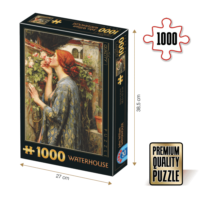 Puzzle adulti 1000 piese John William Waterhouse - The Soul of the Rose-0