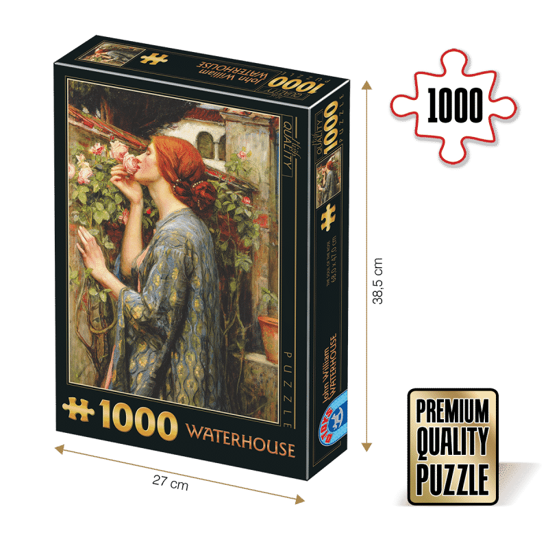 Puzzle adulti 1000 piese John William Waterhouse - The Soul of the Rose-0