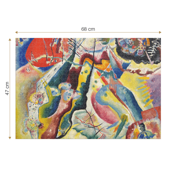 Puzzle adulti 1000 piese Wassily Kandinsky - Painting with Red Spot -35606