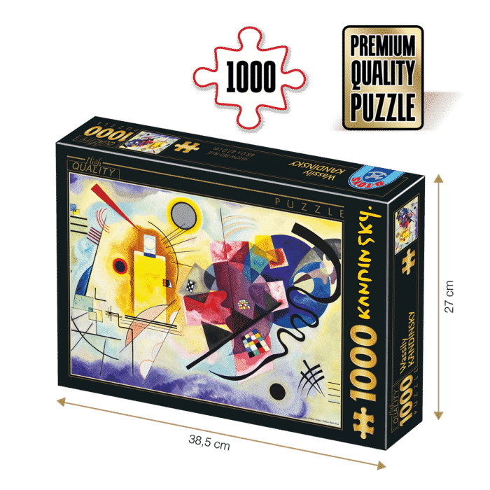 Puzzle adulti 1000 piese Wassily Kandinsky - Yellow- Red-Blue -0