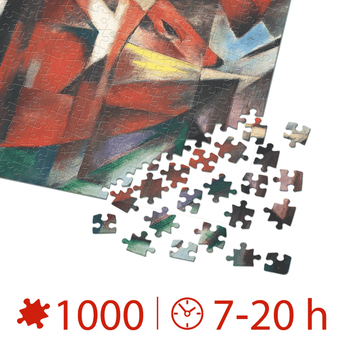 Puzzle adulti 1000 piese Franz Marc - Foxes/Vulpi -35656