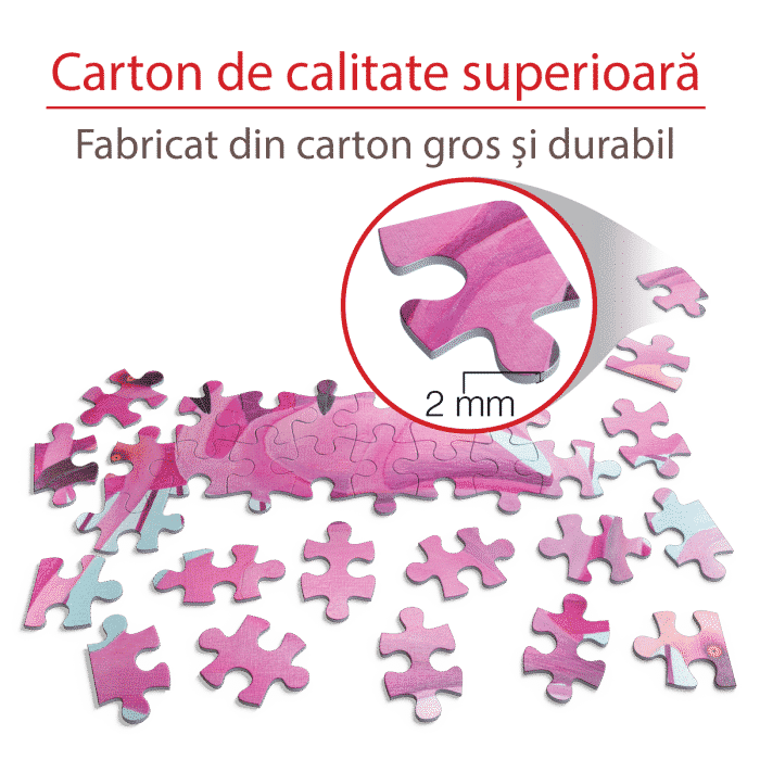 Puzzle adulți 1000 piese Kürti Andrea - Tropical - Flamingo -34754