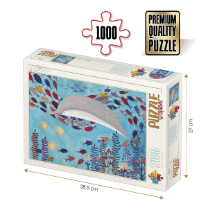 Puzzle adulți 1000 piese Kürti Andrea - Tropical - Pești exotici -0