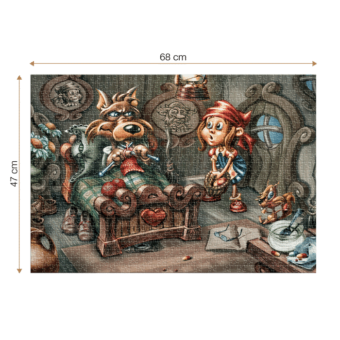 Puzzle adulți 1000 piese Classic Tales - Little Red Riding Hood / Scufița Roșie-34806