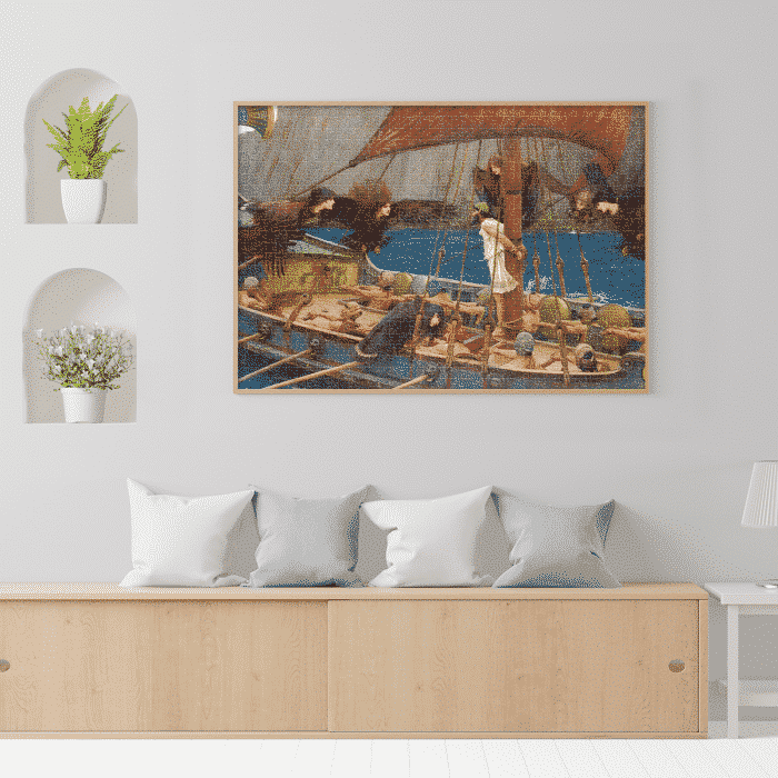 Puzzle adulți 2000 piese John William Waterhouse - Ulysses and the Sirens-34813