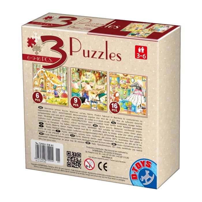 3 Puzzles - Classic Tales - 1-25066