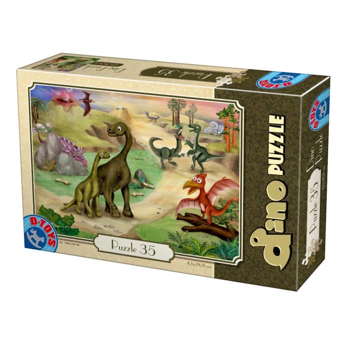 Puzzle - Dinozauri - 35 Piese - 2-0