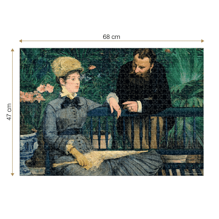 Puzzle adulti 1000 piese Édouard Manet - In the Conservatory/In sera-35192