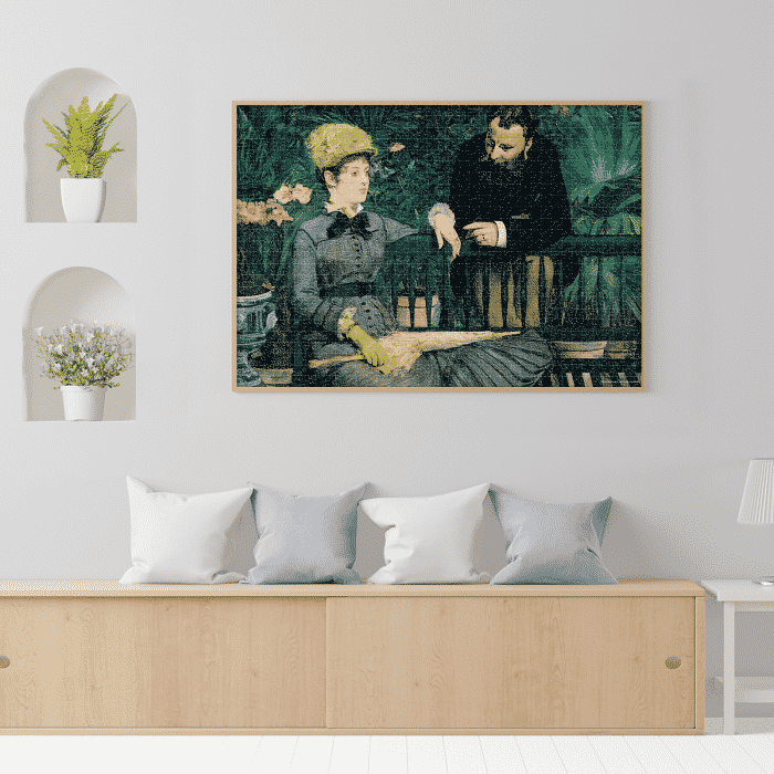 Puzzle adulti 1000 piese Édouard Manet - In the Conservatory/In sera-35193