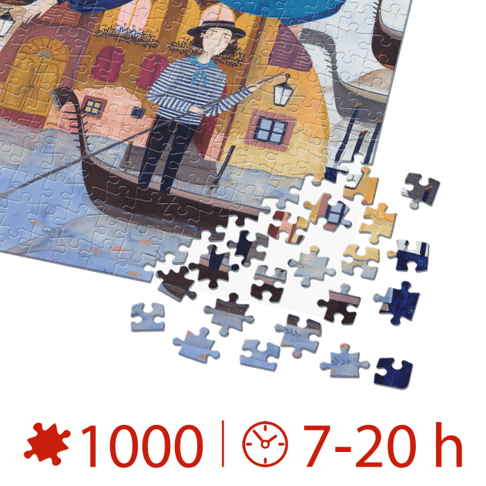 Puzzle adulți 1000 piese Kürti Andrea - Veneția-34791