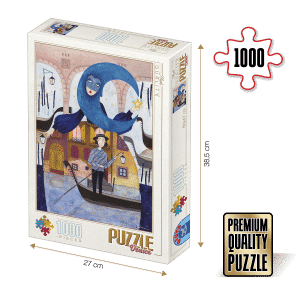 Puzzle adulți 1000 piese Kürti Andrea - Veneția-0