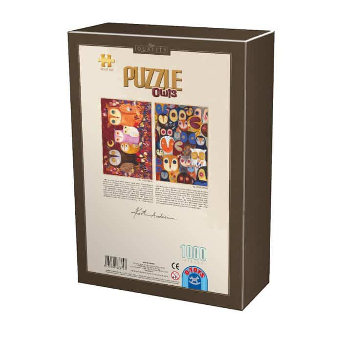 Puzzle adulți 1000 piese Kürti Andrea - Owls / Bufnițe-25456
