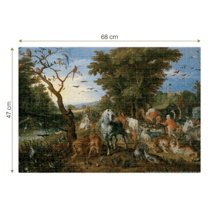 Puzzle adulți Breughel the Elder - The Entry of the Animals into Noah's Ark - 1000 Piese-34117