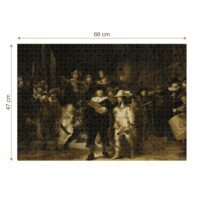 Puzzle Rembradt van Rijn - The Night Watch - 1000 Piese-34124
