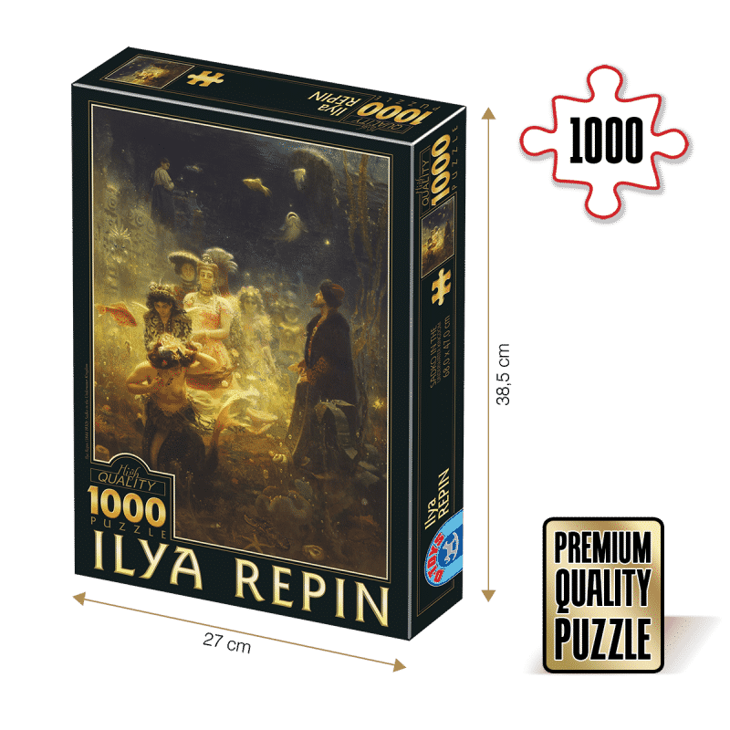 Puzzle adulti 1000 piese Ilya Repin - Sadko in the Underwater Kingdom-0