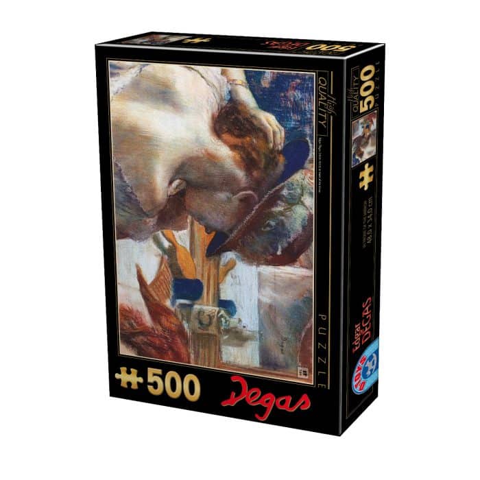 Puzzle Edgar Degas - In front of the mirror - 500 Piese-0