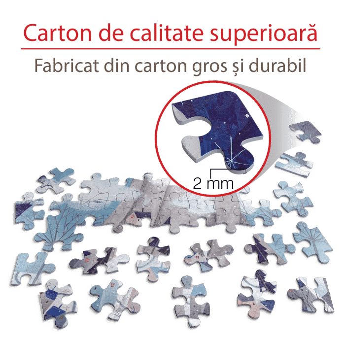 Puzzle adulți 1000 piese Kürti Andrea - Anotimpuri - Iarna -35029
