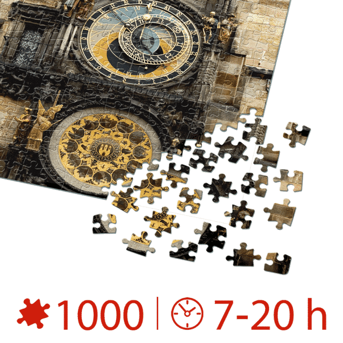 Puzzle adulți 1000 piese Locuri Celebre - Ceasul astronomic din Praga-35475