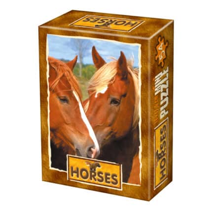 Mini Puzzle - Foto - Horses - 54 Piese - 2-0