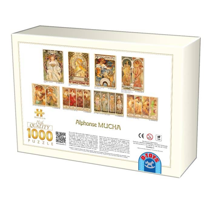 Puzzle adulți Alphonse Mucha - Moët & Chandon - Imperial and White Star - 1000 Piese-25860
