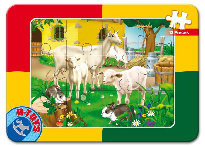 Puzzle - Animale - 12 Piese - 2-0