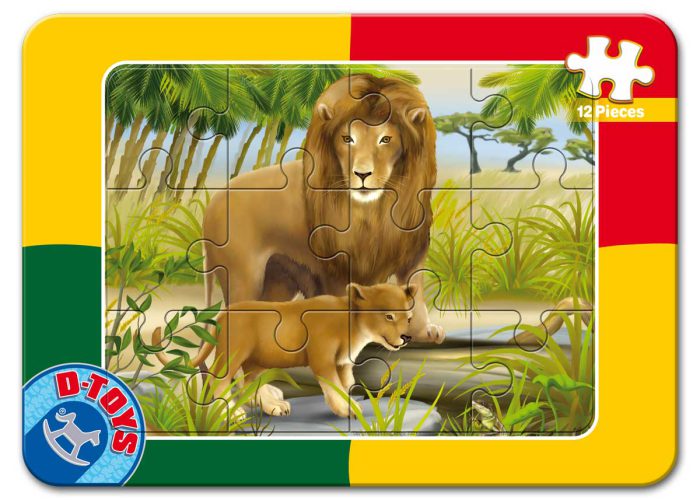 Puzzle - Animale - 12 Piese - 5-0