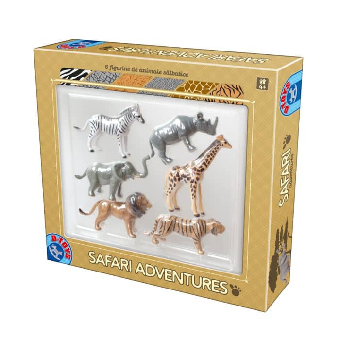 Joc Safari Adventures - 6 Figurine Animale-0