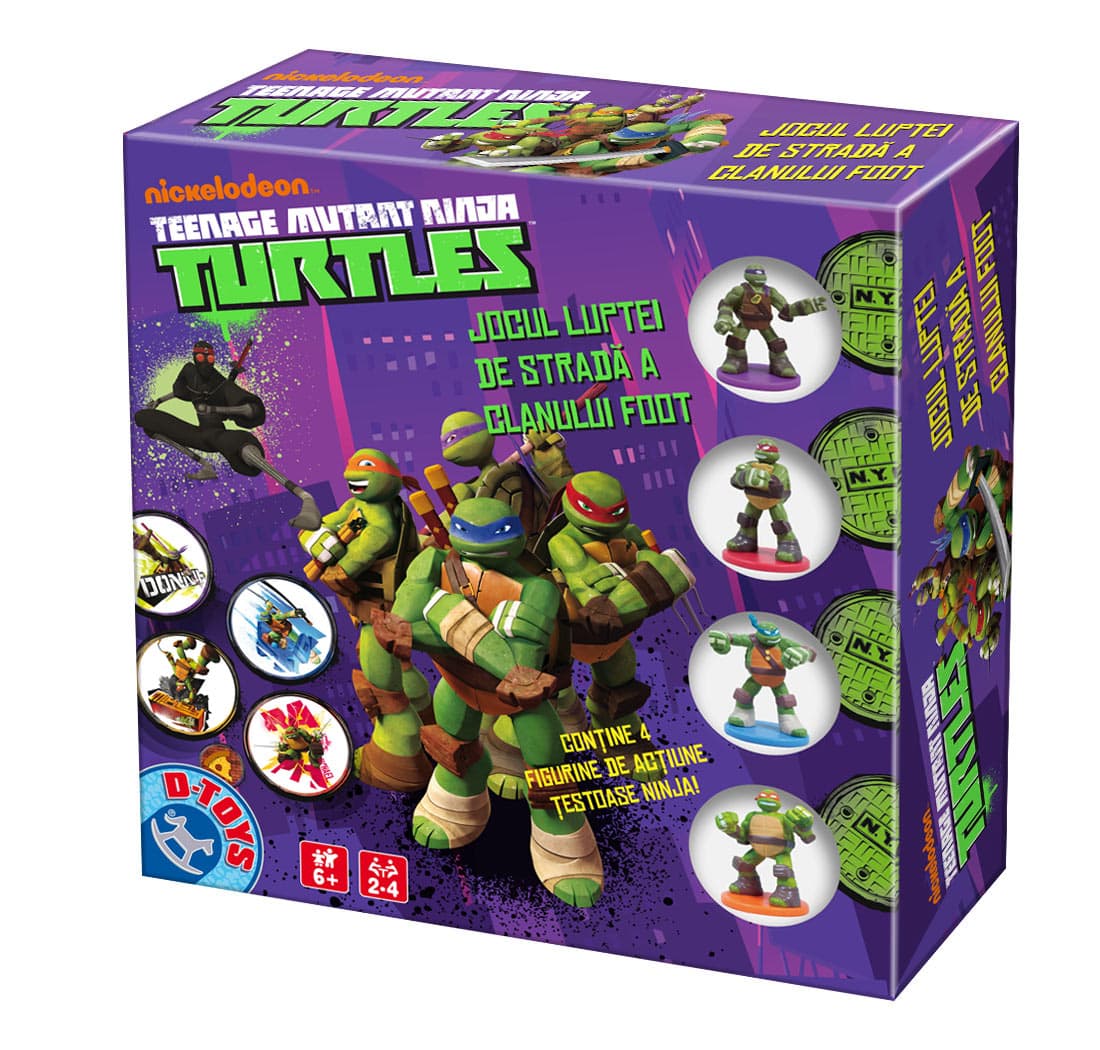 Teenage Mutant Ninja Turtles - Joc De Societate Cu Testoasele Ninja