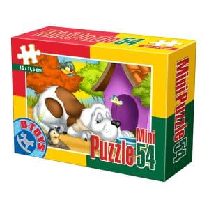 Mini Puzzle - Animale Domestice și Sălbatice - 54 Piese - 3-0