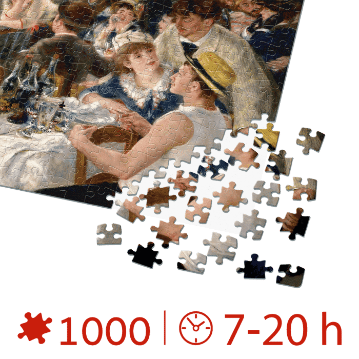 Puzzle adulti 1000 piese Pierre-Auguste Renoir - Luncheon of the Boating Party-34619