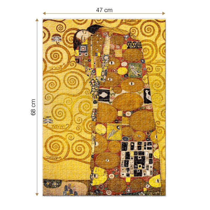Puzzle adulti 1000 piese Gustav Klimt - Fulfilment / Implinire-35000