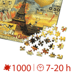 Puzzle adulți 1000 piese Vintage Posters - Les Prevoyants de L'avenir-35063