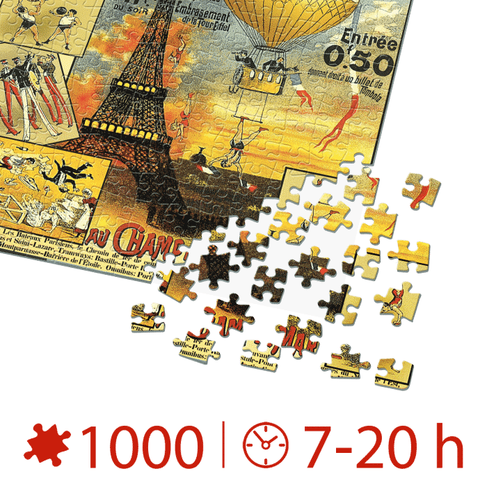 Puzzle adulți 1000 piese Vintage Posters - Les Prevoyants de L'avenir-35063