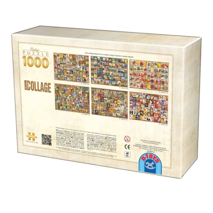 Puzzle adulți 1000 piese Vintage Collage - Paper Money / Bancnote-25626