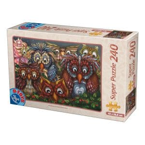 Puzzle - Owls - 240 Piese - 2-0