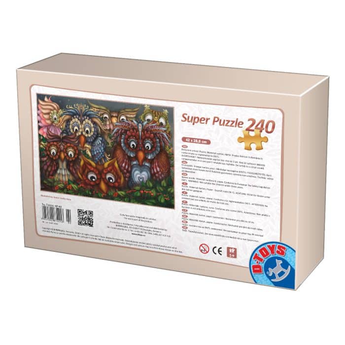 Puzzle - Owls - 240 Piese - 2-25307