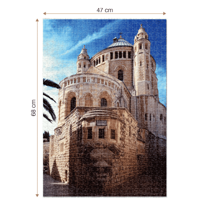 Puzzle adulți 1000 piese Locuri Celebre - Biserica Adormirea Maicii Domnului, Ierusalim-35448