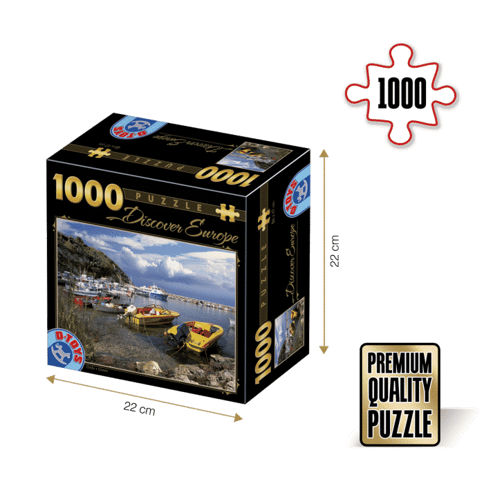 Puzzle adulți 1000 piese Discover Europe - Corfu -0