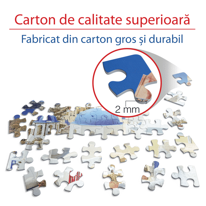 Puzzle adulți 1000 piese Discover Europe - Santorini-34432