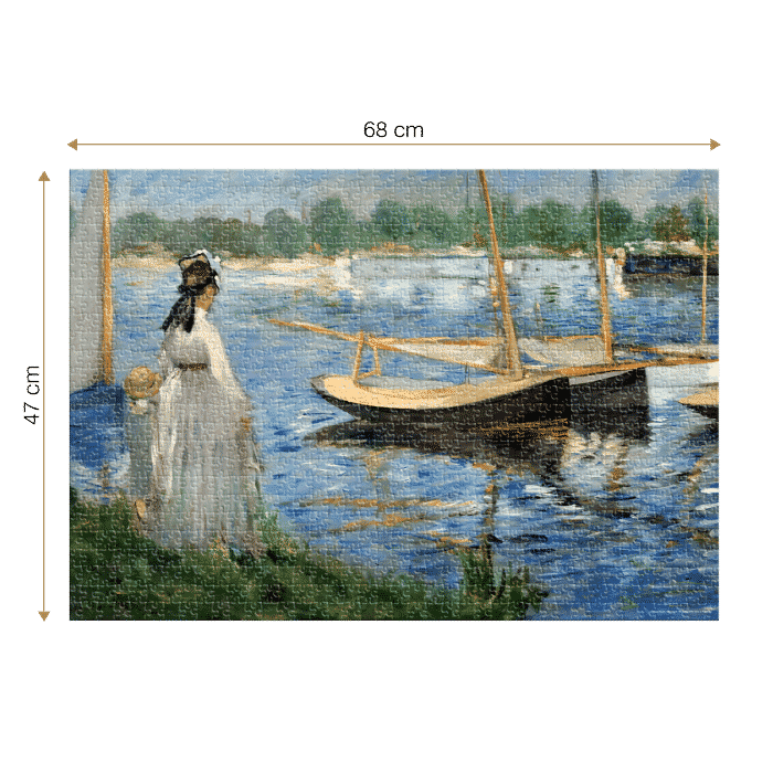 Puzzle adulti 1000 piese Édouard Manet - The Banks of the Seine at Argenteuil-35204