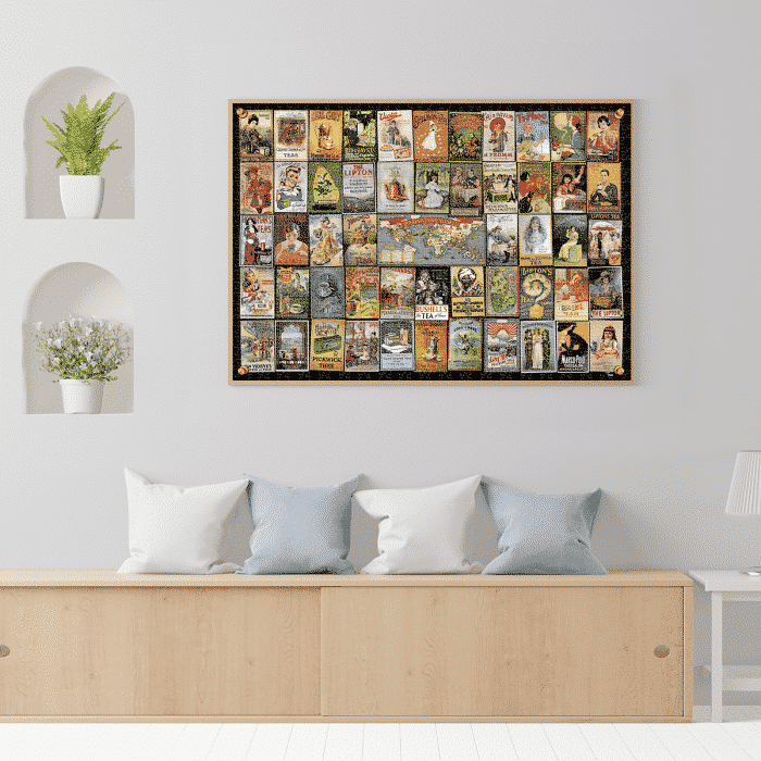 Puzzle adulți 1000 piese Vintage Collage - Teas/Ceaiuri -35079