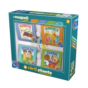 Set 4 Cărți Pliante + Magnet Frigider - Educaționale-0