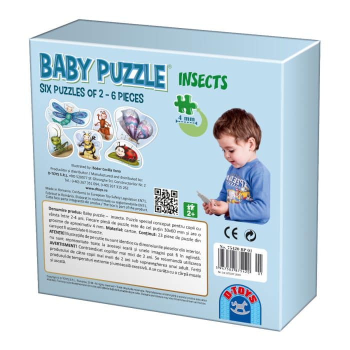 Baby Puzzle - Insects-33570