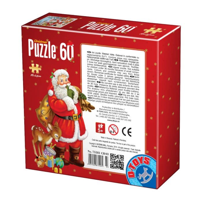 Puzzle Crăciun - 60 Piese - 3-33566