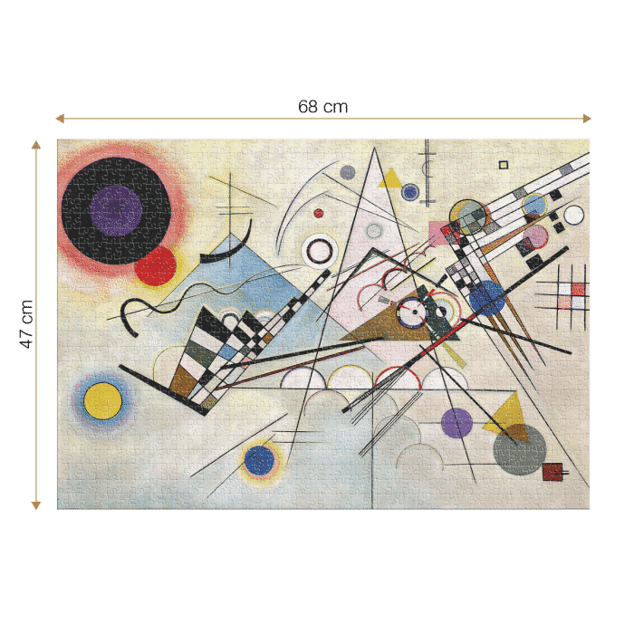 Puzzle adulti 1000 piese Wassily Kandinsky - Composition 8/Compoziție 8-35677